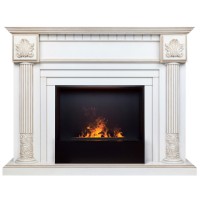 Электрокамин RealFlame Imperia 26/33 WT с очагом 3D Cassette 630 Black Panel